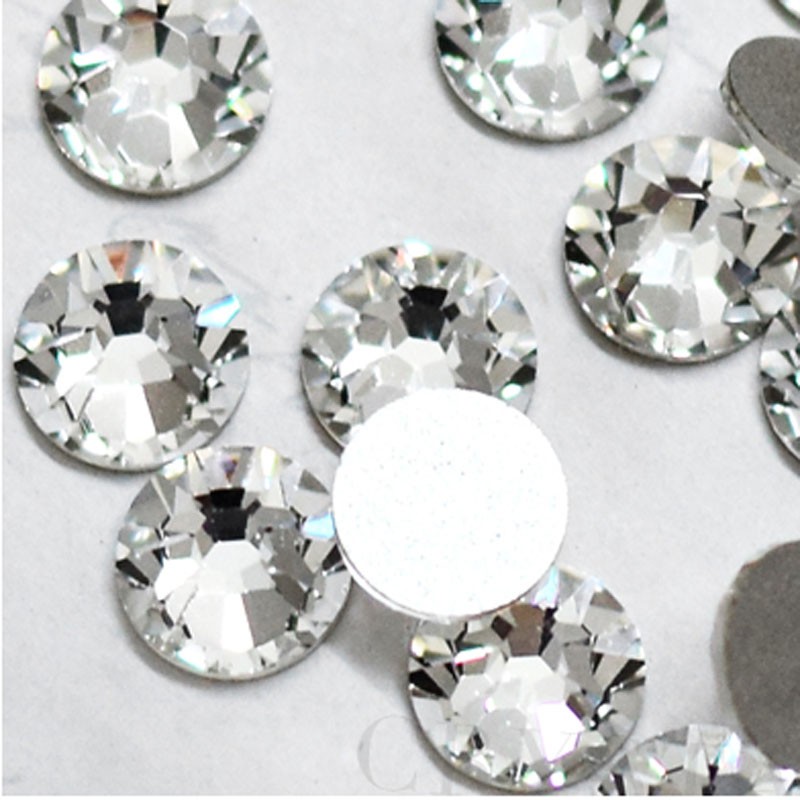 Super-Deal-Shiny-1440PCS-SS3-To-SS10-Non-Hotfix-Glass-Rhinestones-Clear-Crystal-For-3D-Nail-Art-Deco-32509120038