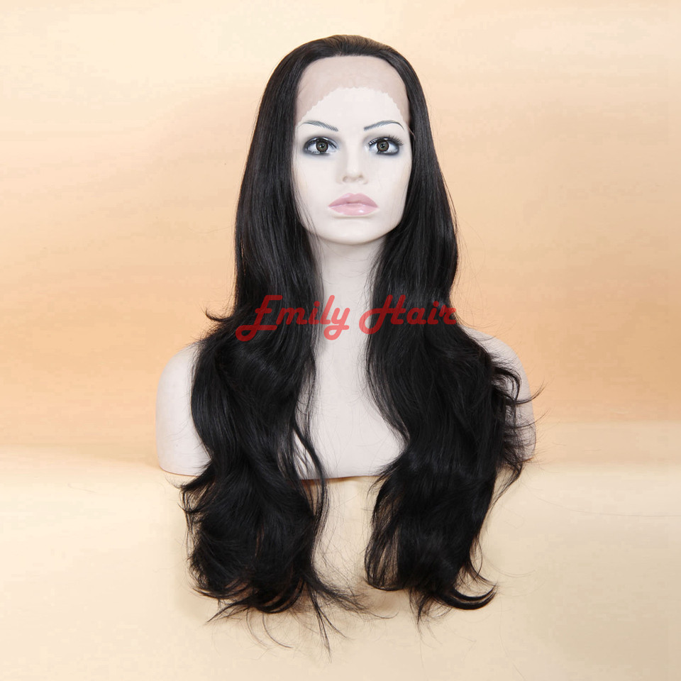 Synthetic-Lace-Front-Wig-28quot-Natural-Wave-Heat-Resistant-Synthetic-Lace-Front-Wig-Synthetic-Hair--32556001841