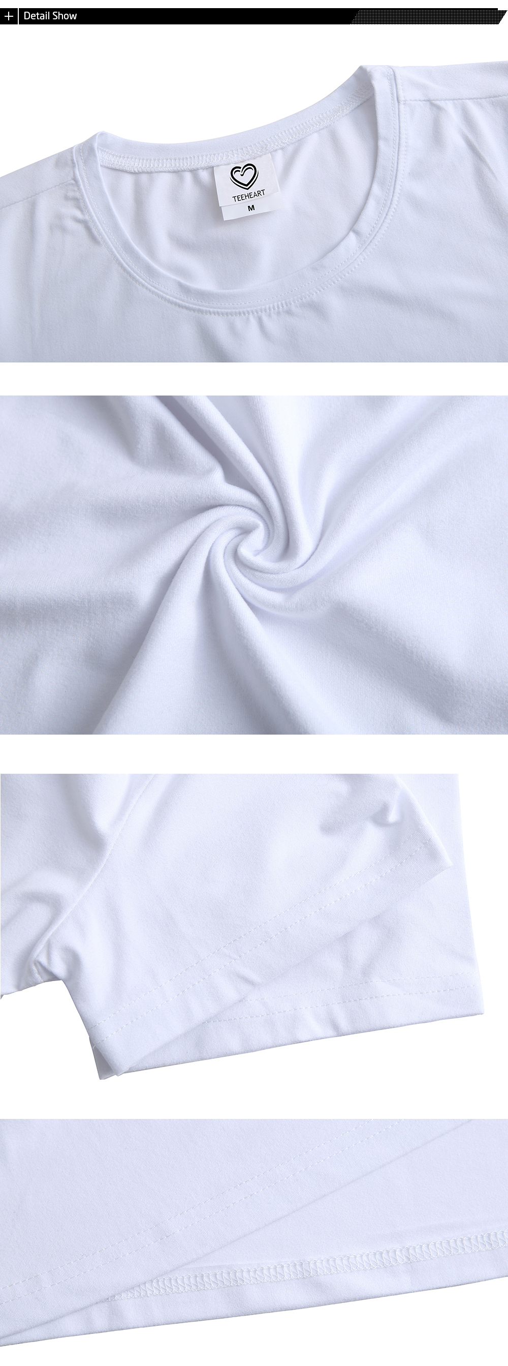 TEEHEART-Customized-Men39s-T-Shirt-Print-Your-Own-Design-High-Quality-Send-Out-In-3-Days-White-Color-32641666341