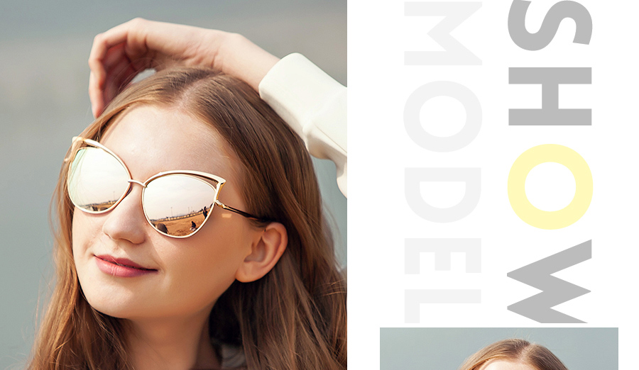 TRIOO-High-Quality-Cat-Eye-Women-Sunglasses-Gold-Metal-Oculos-de-sol-Reflective-Summer-Pink-Sun-Glas-32659661555