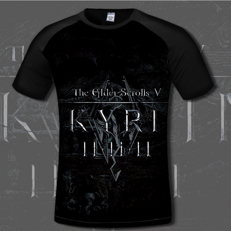 The-Elder-Scrolls-Men39s-Cotton-T-shirt-Comfortable-Game-Skyrim-3D-Print-T-shirts-Casual-Anime-Cloth-32799007030