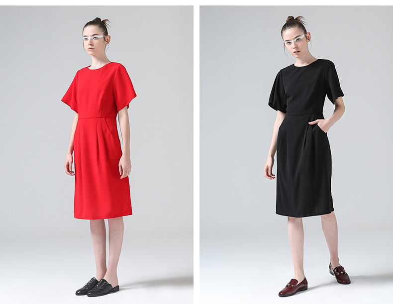 Toyouth-Dress-2017-Spring-New-Women-Casual-Slim-Solid-Color-O-Neck-Short-Sleeve-Long-Chiffon-Dresses-32796235105