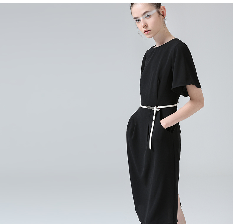 Toyouth-Dress-2017-Spring-New-Women-Casual-Slim-Solid-Color-O-Neck-Short-Sleeve-Long-Chiffon-Dresses-32796235105