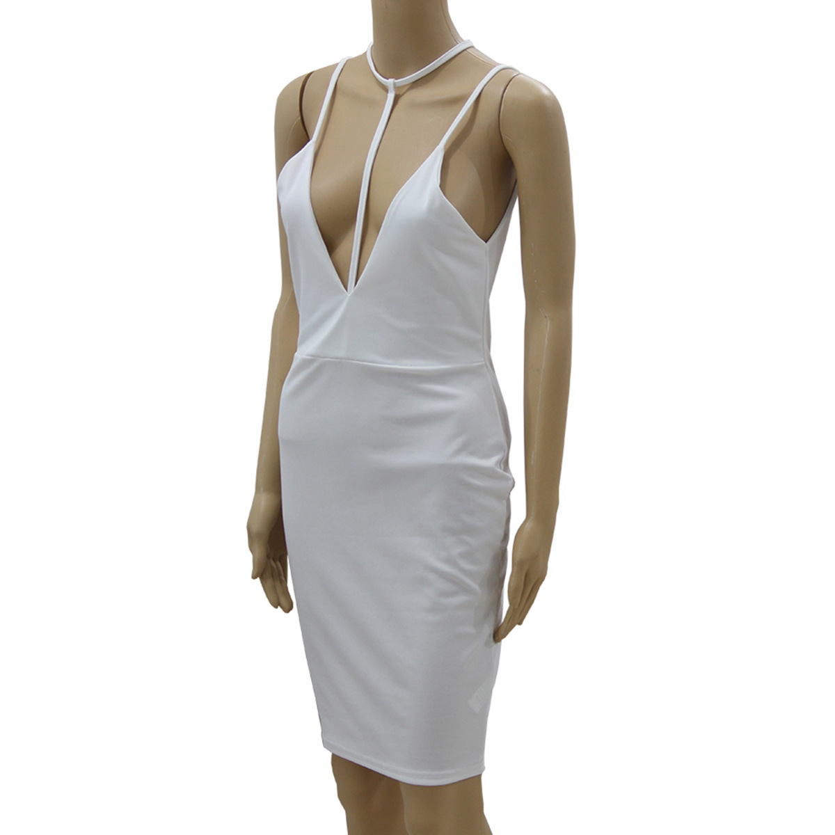 UZZDSS-Elegant-Halter-White-Bodycon-Dress-Women-Sleeveless-Deep-V-Neck-Summer-Sexy-Club-Mini-Dress-E-32792099112