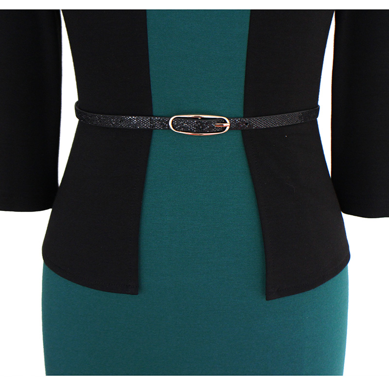 Vfemage-Women-One-piece-Faux-Jacket-Elegant-Slim-V-neck-Contrast-Work-Office-Business-34-Sleeve-Fema-32740680993