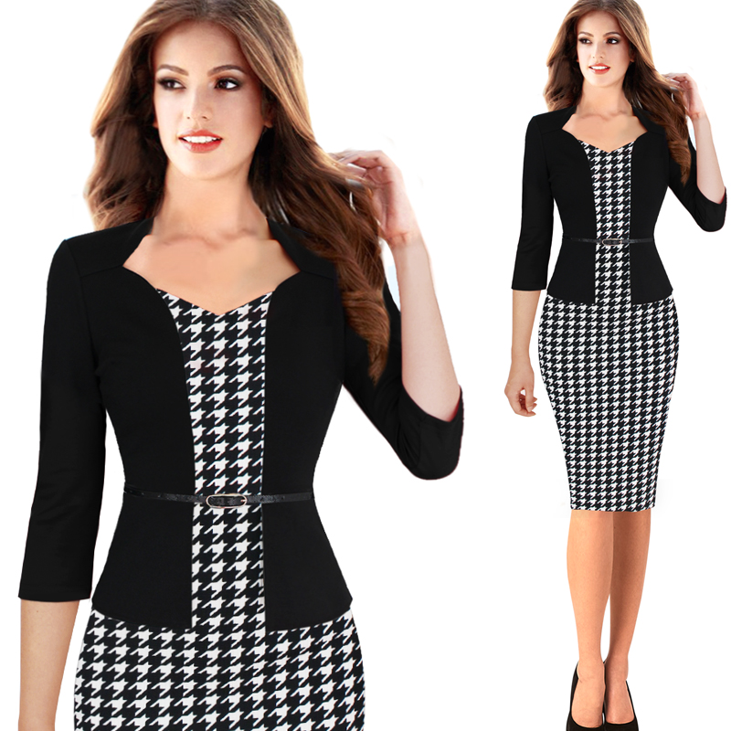 Vfemage-Women-One-piece-Faux-Jacket-Elegant-Slim-V-neck-Contrast-Work-Office-Business-34-Sleeve-Fema-32740680993