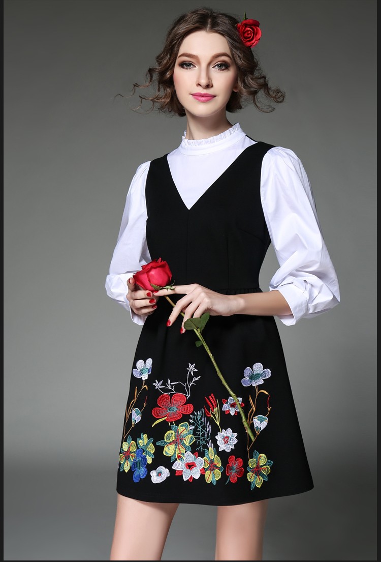 Vintage-Floral-Embroidery-Dress-Women-Contrast-Spliced-Mini-Dresses-Spring-S-to-4xl-5xl-32616061880
