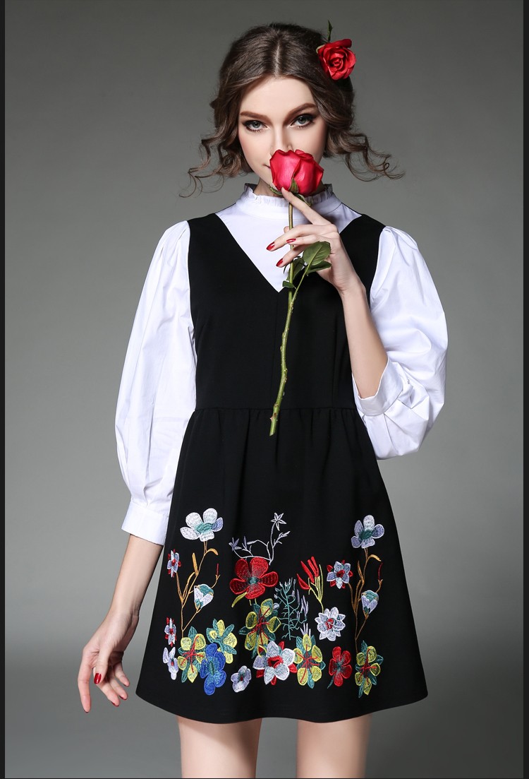 Vintage-Floral-Embroidery-Dress-Women-Contrast-Spliced-Mini-Dresses-Spring-S-to-4xl-5xl-32616061880