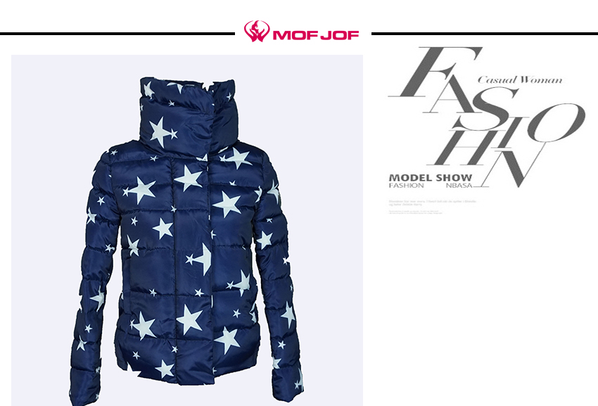 Winter-Jacket-Women-Jacket-Coat-STAR-pirnt-short-style-High-Collar-Parkas-For-Women-Winter-Colors-Wa-32737989946