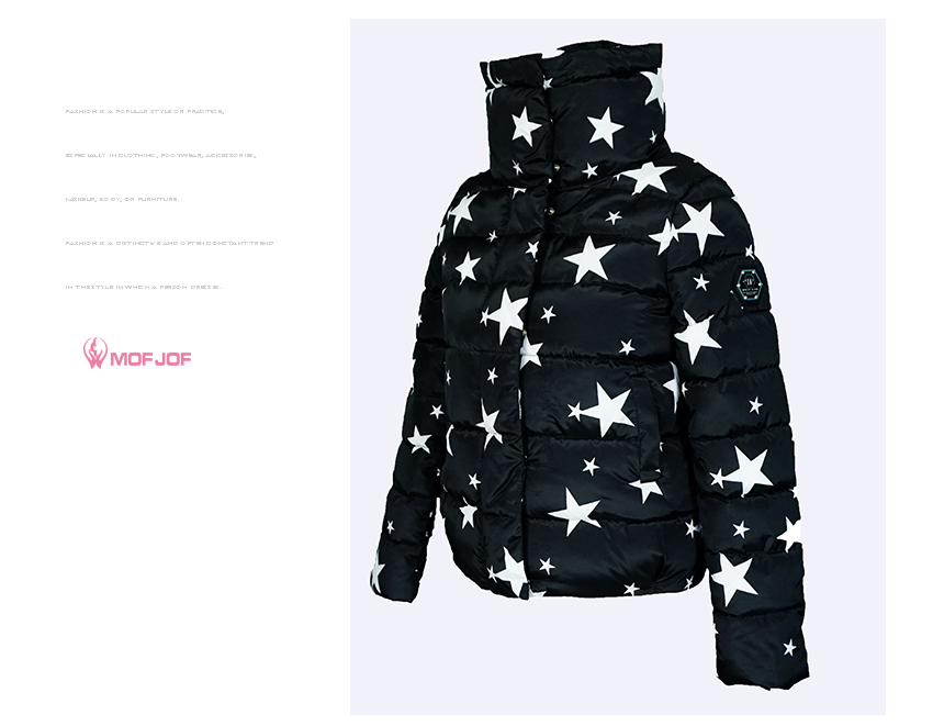 Winter-Jacket-Women-Jacket-Coat-STAR-pirnt-short-style-High-Collar-Parkas-For-Women-Winter-Colors-Wa-32737989946