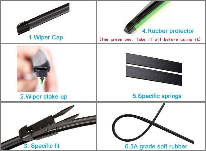 Wiper-blade-for-Nissan-Qashqai-2006-2013-24quot15quot-fit-pinch-tab-type-wiper-arms-only-HY-017-32298191760