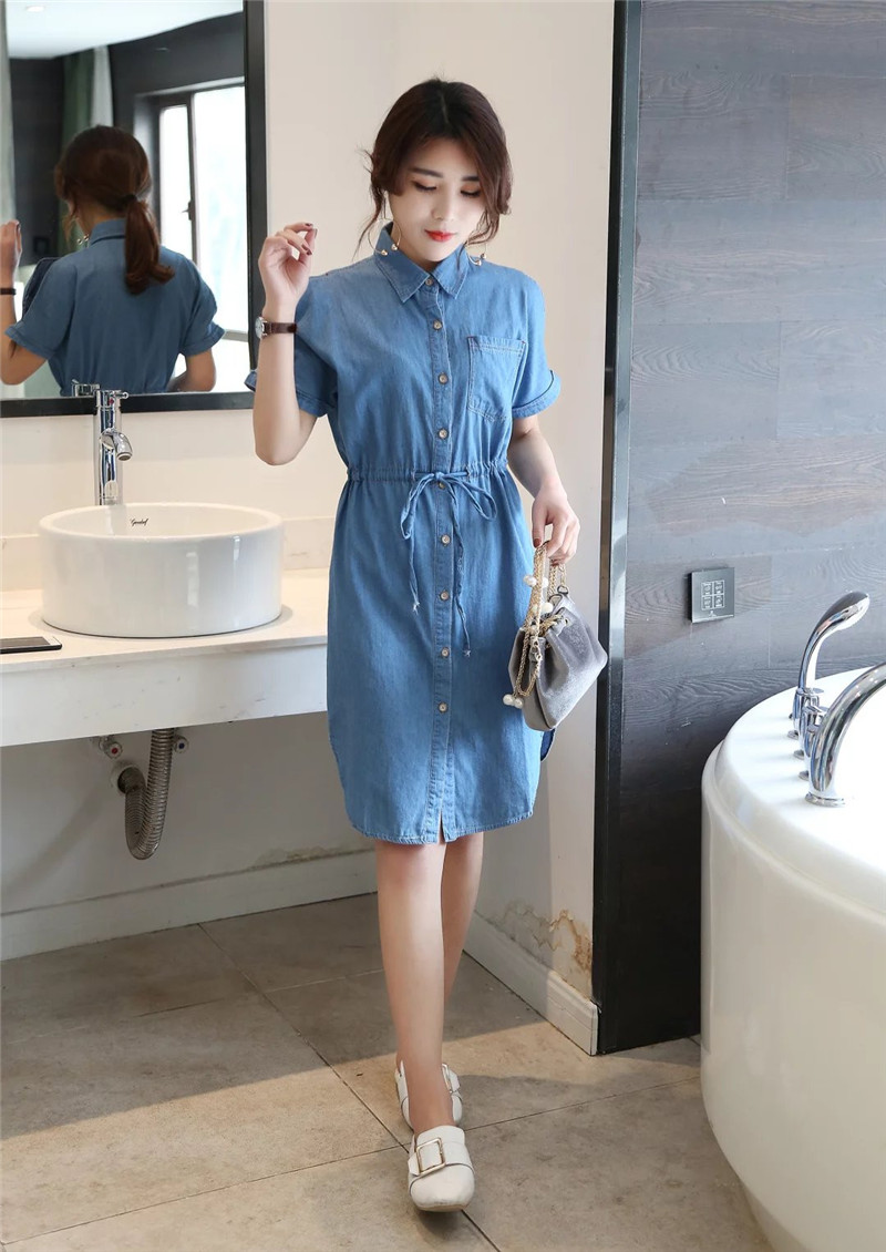 Women-Denim-Dress-2017-New-summer-Fashion-short-sleeves-Elegant-Party-Casual-Loose-Jeans-Vestido-Bel-32774710003