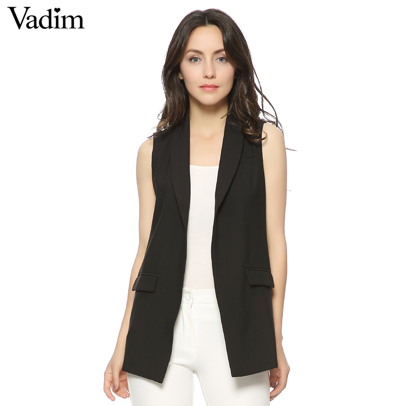 Women-Fashion-elegant-office-lady-pocket-coat-sleeveless-vests-jacket-outwear-casual-brand-WaistCoat-32479387865