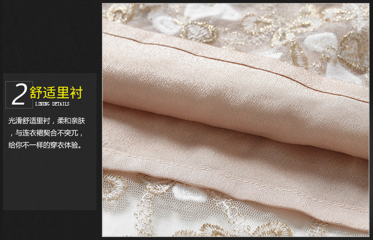 Women-Plus-Size-Cap-Sleeve-Beaded-Collar-Bib-Loose-Party-Lace-Dress-lxl2xl3xl4xl5xl-32676409578