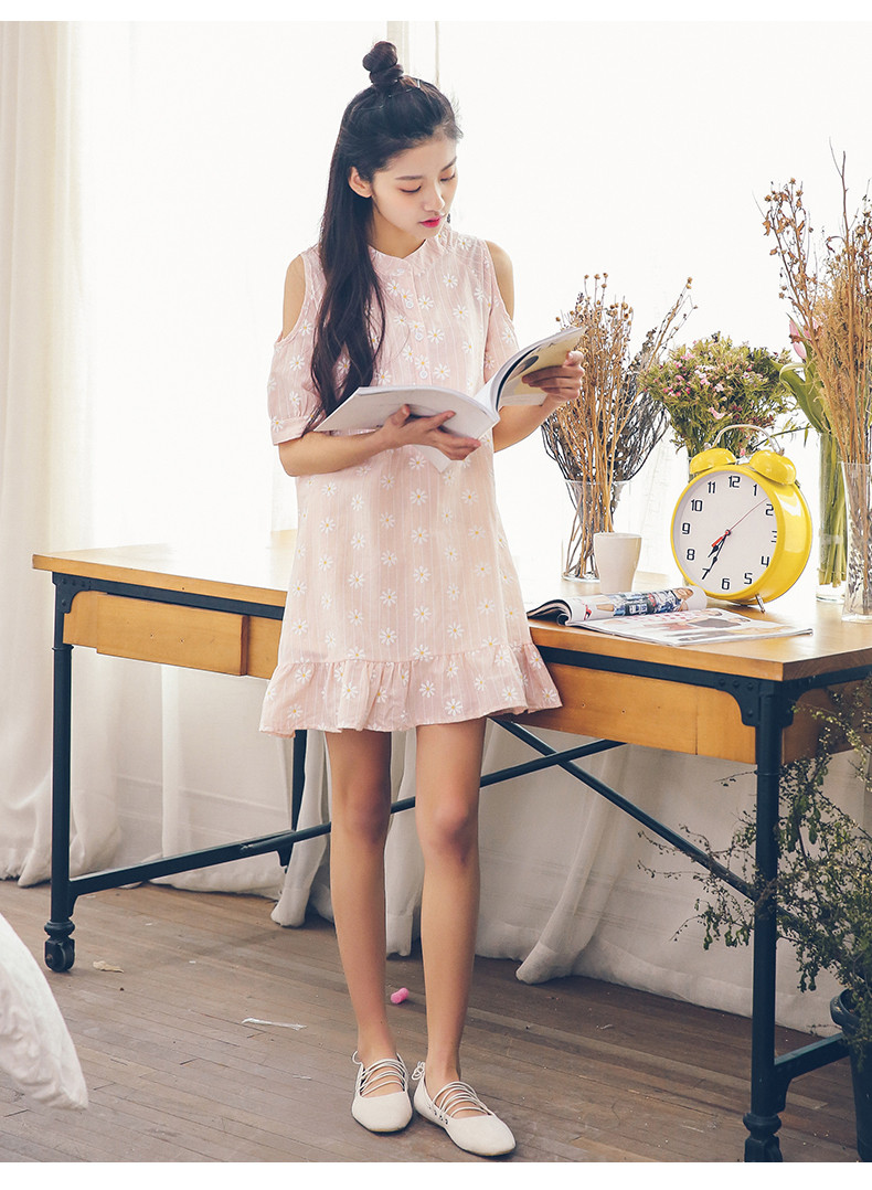 Women-Summer-Dresses-2017-Korean-Lolita-Floral-Printed-Off-Shoulder-Ruffles-Short-Dress-Color-Pink-B-32672821586