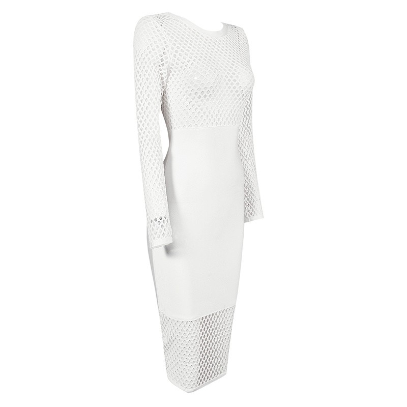 Women-sexy-full-sleeve-hollow-out-mesh-net-see-through-celebrity-bandage-dress-elastic-club-party-dr-32609705494