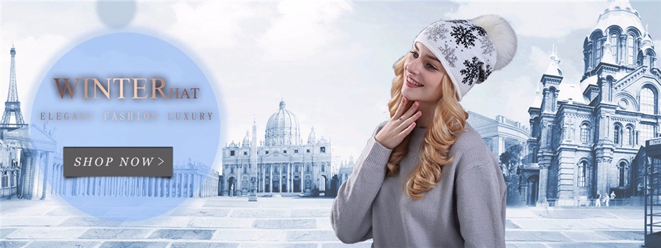Xthree-women39s-winter-hat-Rabbit-fur-wool-knitted-hat-the-female-of-the-mink-pom-pom-Shining-Rhines-32774218067