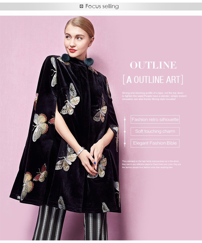 YIGELILA-9374-Latest-Winter-New-Women-Black-Velvet-Butterfly-Embroidery-Cloak-Cape-Coat-Poncho-32542900917