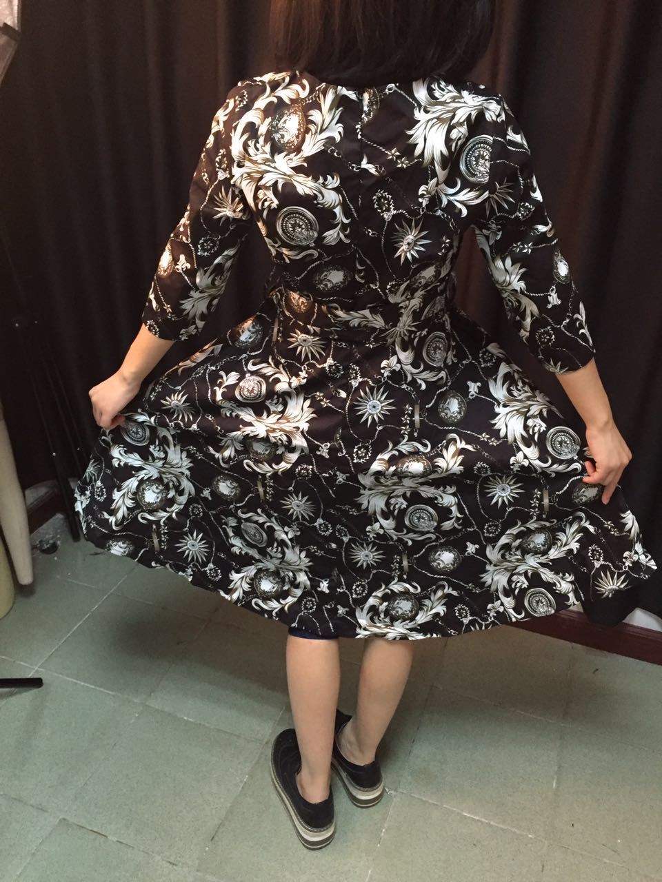 ZAFUL-Brand-New-Women-Floral-Vintage-Dress-Plus-Size-S4XL-Retro-Swing-Party-Feminino-Vestidos-A-Line-32773896630