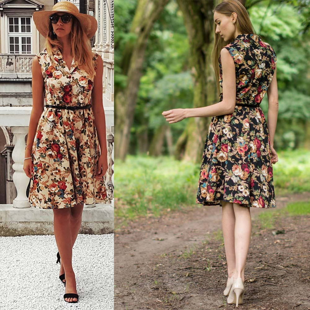 ZAFUL-Floral-Print-Vintage-Midi-Dress-Women-Sleeveless-Party-Dresses-Plus-Size-Summer-Retro-Dress-Fe-32651440273