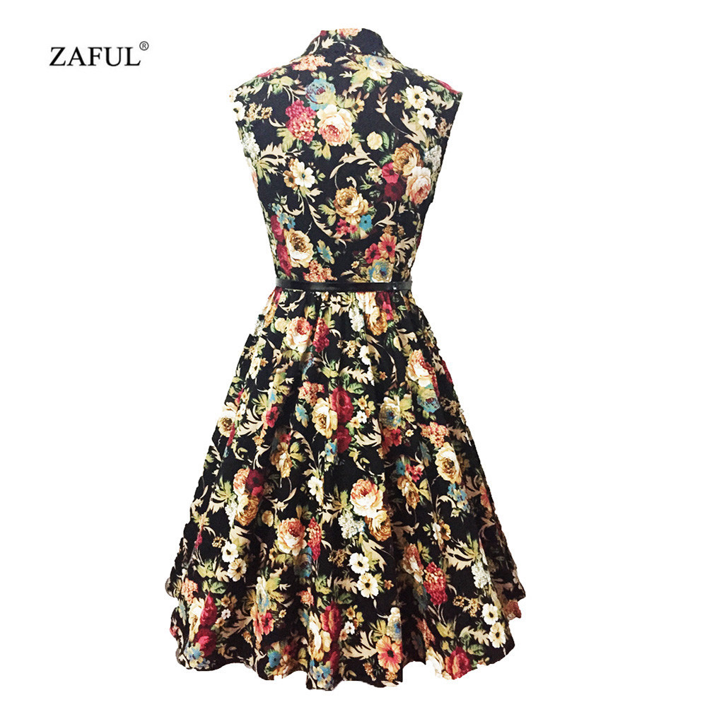 ZAFUL-Floral-Print-Vintage-Midi-Dress-Women-Sleeveless-Party-Dresses-Plus-Size-Summer-Retro-Dress-Fe-32651440273