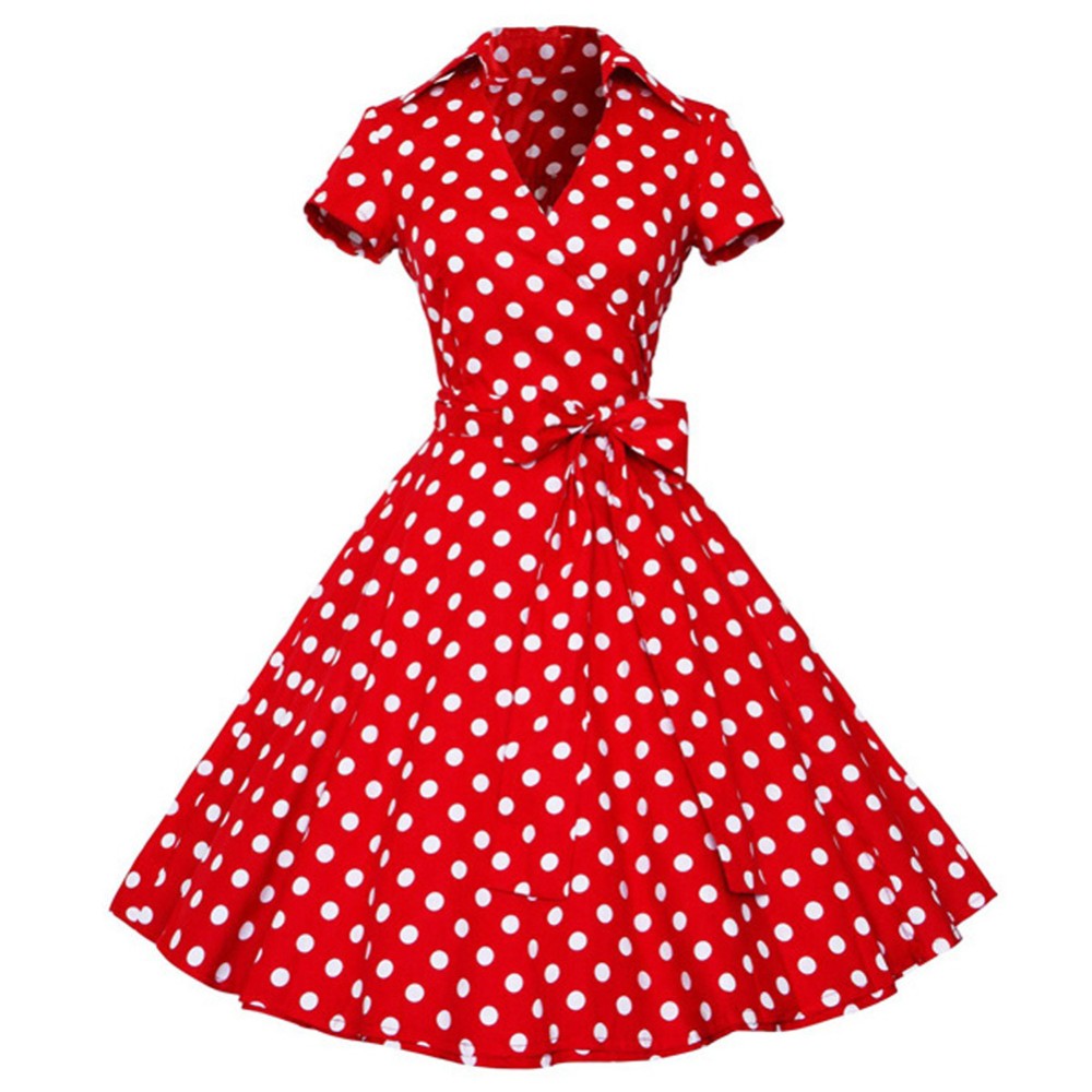 ZAFUL-Plus-Size-S-4XL-Women-Retro-Dress-50s-60s-Vintage-Rockabilly-Swing-feminino-vestidos-V-neck-sh-32656296606