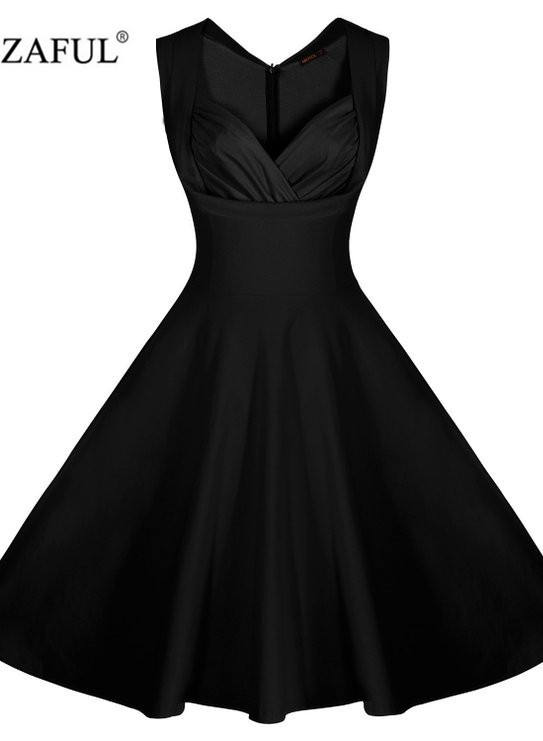 ZAFUL-plus-size-Women-Dress-Vintage-robe-Summer-feminino-Rockabilly-Retro-Sleeveless-Red-Dot-Swing-P-32651424087