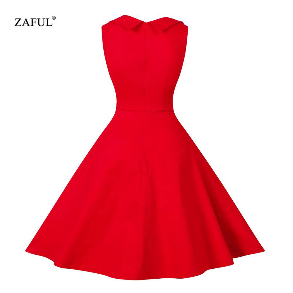 ZAFUL-plus-size-Women-Dress-Vintage-robe-Summer-feminino-Rockabilly-Retro-Sleeveless-Red-Dot-Swing-P-32651424087