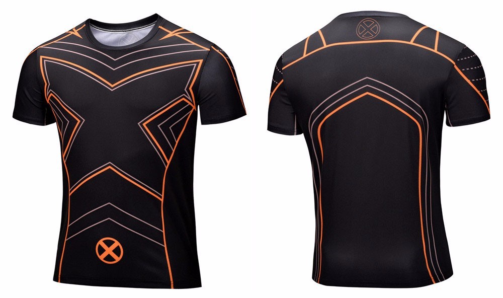 new-style-2016-Marvel-Captain-America--Super-Hero-compression-tights-Short-sleeve-3D-T-shirt-Men-lar-32631708738