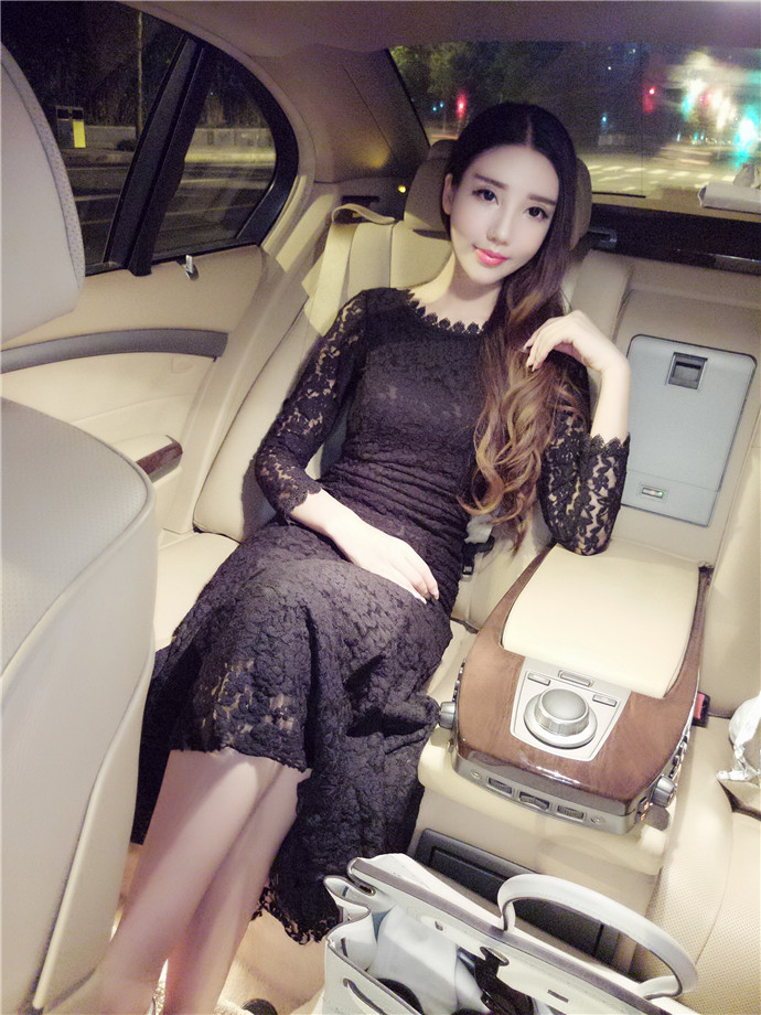 sexy-package-hip-white-black-lace-dress-o-neck-long-sleeve-long-mermaid-dress-spring-women-trumpet-d-32758982427