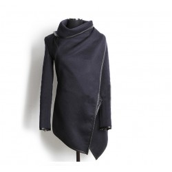 2015 new Women Fashion Autumn and winter woolen coat Overcoat striking and stylish trench coat