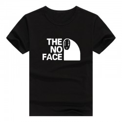 2017 New T-shirts- for Women Spirited Away No Face Man Harajuku Funny Product Tops & Tees Basic Vintage Cotton  Female T-shirt