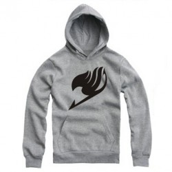 Anime Hoodies Fairy Tail Hooded Sweatshirt Wizards' Guild Logo Printed 2017 New Fashion Print Hoodie Fleece Free Shipping