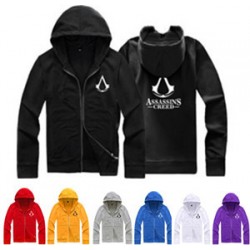 Assassin Creed Jacket 2015 Thick M-4XL 7 Colors Black Hoodie Men Hip Hop Graphic Hoodie Sudadera Hombre Assassin Creed Jacket