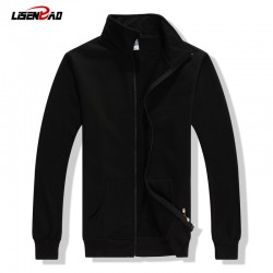 Best price and good quality! diy printing embroidery LOGO Men's casual Casual Hoodie coat  cardigan Sweatshirts Jackets M-3XL