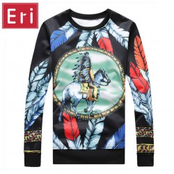 Candy Colorful Hoodies Men 100% Space Cotton Brand O-Collar Sweatshirts Mens Tracksuit Couples Casual Sportswear Printed X243