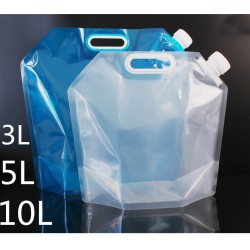 Free Shipping 3L 5L10L capacity collapsible water bag outdoor camping lightweight lightweight bucket tasteless safety sea  B1