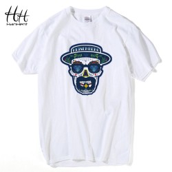 Hanhent Breaking Bad T Shirt Men Hermanos Cotton Short sleeve Tops Tees Walter White Cook Swag Heisenberg Men's T-shirt Fashion