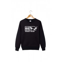 Hoodie sweatshirt free shipping 2016 new fun LOGO design fashion cotton round collar men s leisure pullover