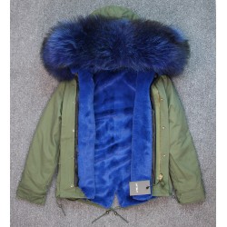 OFTBUYHot 2016 new big raccoon natural real fur coats for women winter jacket women winter coat women parka Thick lining ukraine