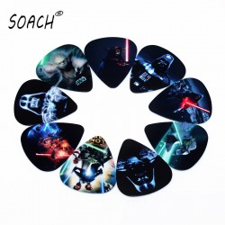 SOACH hot PICKS fashion10pcs Newest Star Wars Guitar Picks Thickness 0.71mm Musical instrument accessories