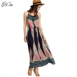 vestido de festa 2017 Women Summer Dress Sexy Bohemian Beach Dresses Pleated Maxi Long Beach Robe Sexy praia vestido festa